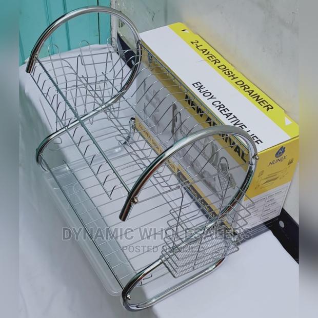 2 Tier Dish Draining Rack