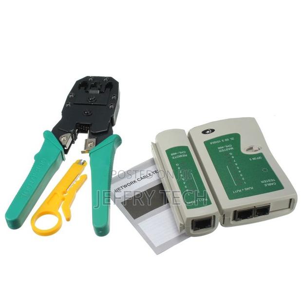 RJ45 RJ11 RJ12 CAT5 LAN Network Tool Kit Cable Tester Crimp - main view