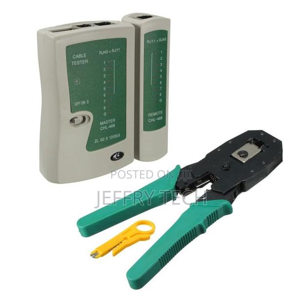 RJ45 RJ11 RJ12 CAT5 LAN Network Tool Kit Cable Tester Crimp - thumbnail 3