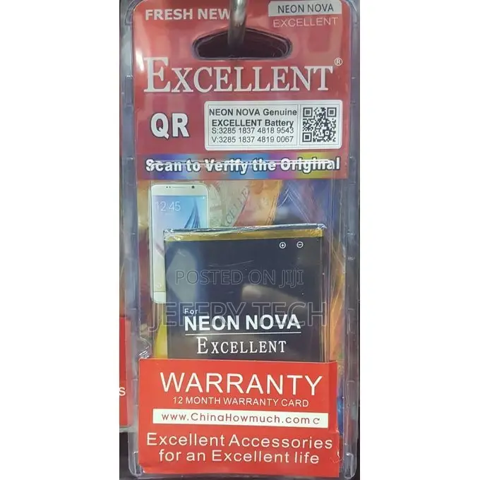 Excellent Neon Nova Replace Long Lasting Battery