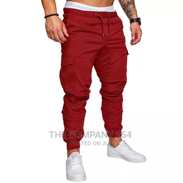 Quality Canvas Unisex Assorted Designer Cargo Pants - thumbnail 4