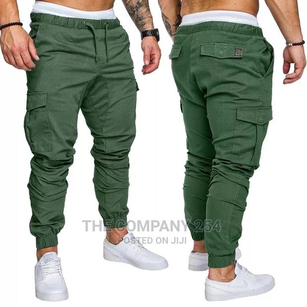 Quality Canvas Unisex Assorted Designer Cargo Pants - thumbnail 5