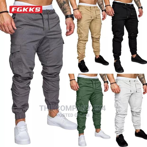 Quality Canvas Unisex Assorted Designer Cargo Pants - thumbnail 13
