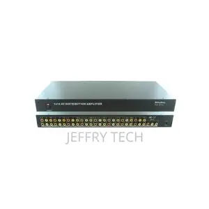 12 Way 1 in 12 Out 3 RCA Video Audio AV Amplifier Splitter D