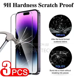 3PCS Full Cover Screen Protector for iPhone 14 Plus 14 Pro M