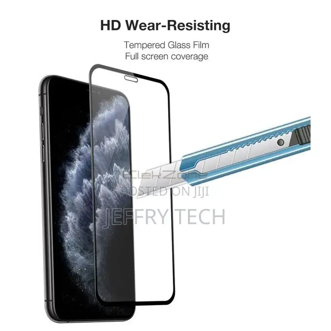 5pcs/Lot Full Cover Tempered Glass for iPhone XS Max XR X Sc