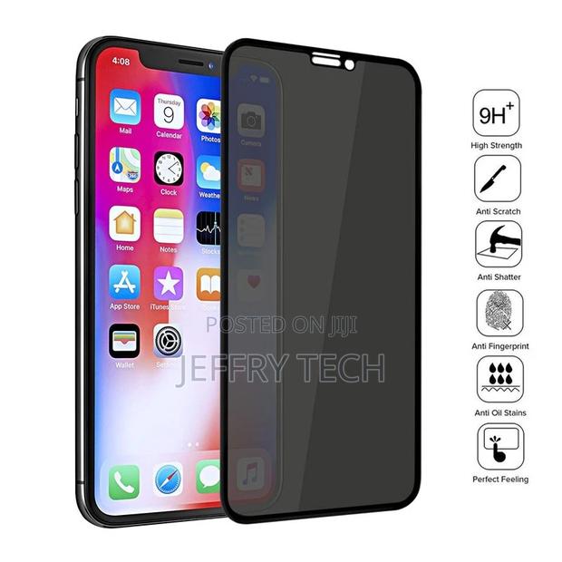 4pcs Privacy Tempered Glass Screen iPhone 13 Pro Max 12 11 6 - thumbnail 2