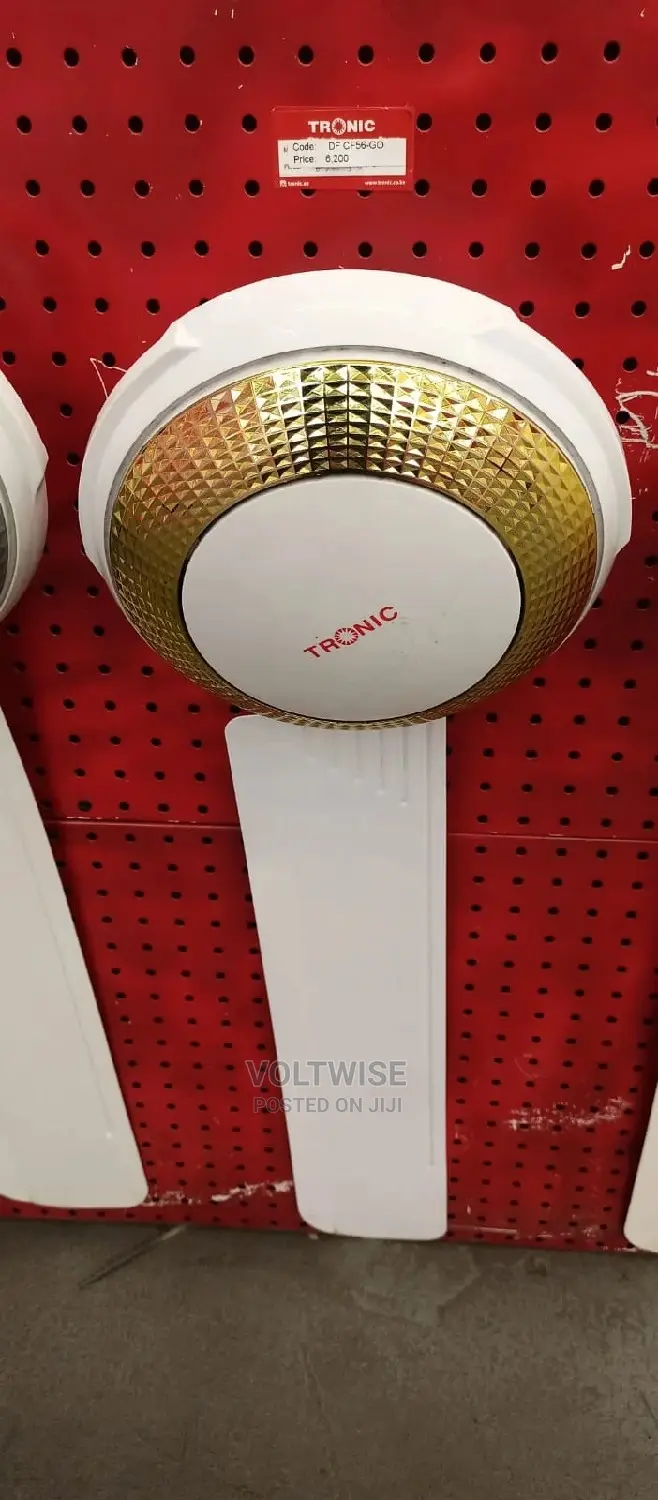 Tronic White Ceiling Fan With Metallic Blades in Mombasa CBD Home Appliances, Christopher