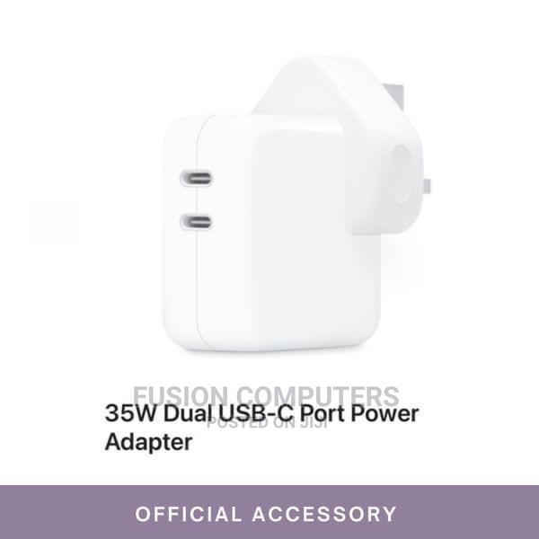 Apple 35W Dual USB-C Port Compact Power Adapter Original - thumbnail 2