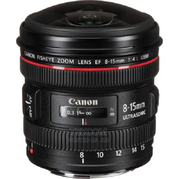 Canon EF 8-15mm F/4l Fisheye USM Lens