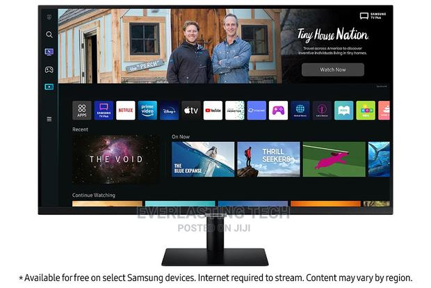 Samsung 32" LED Smart Monitor With Speaker Wifi, Bluetooth A