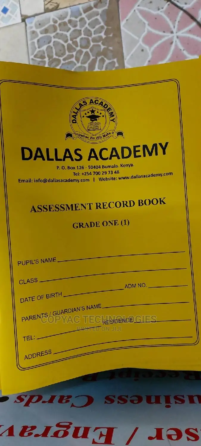 Students Accessment Books Printing Services