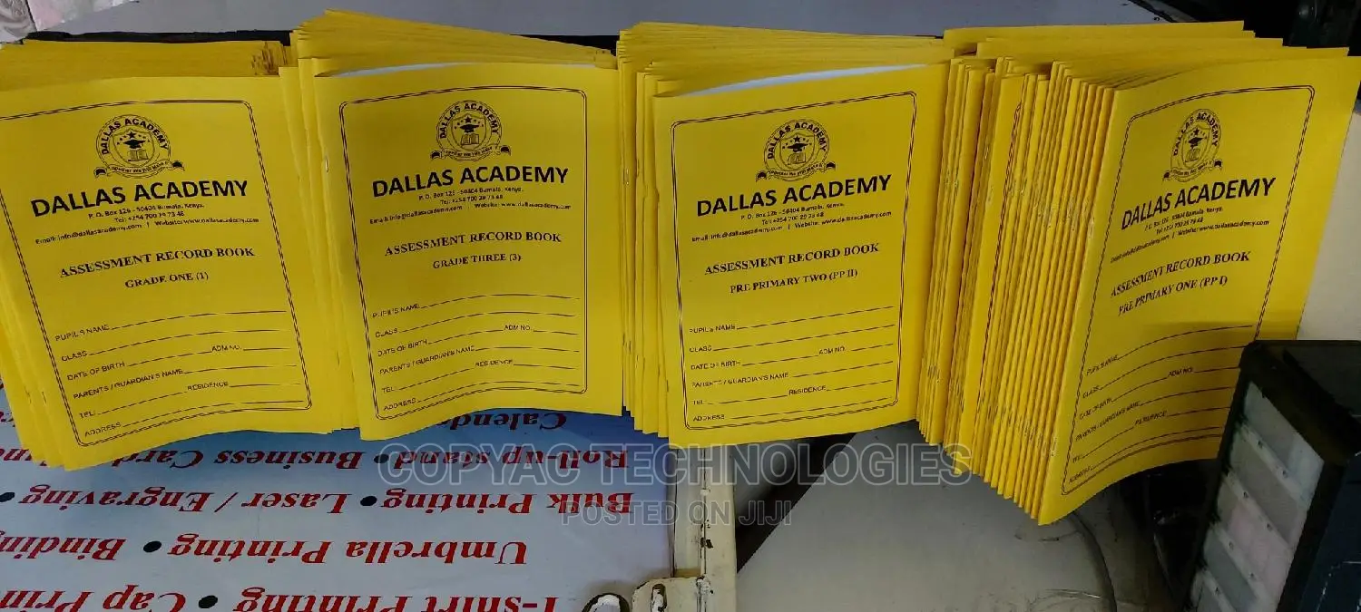 Students Accessment Books Printing Services