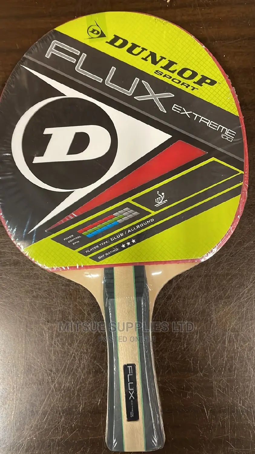 Table Tennis Bat Dunlop Sport Flux Extreme 100
