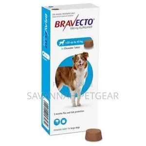 Bravecto for Large Dogs 20kg to 40kg, Flea Tick Soft Chew