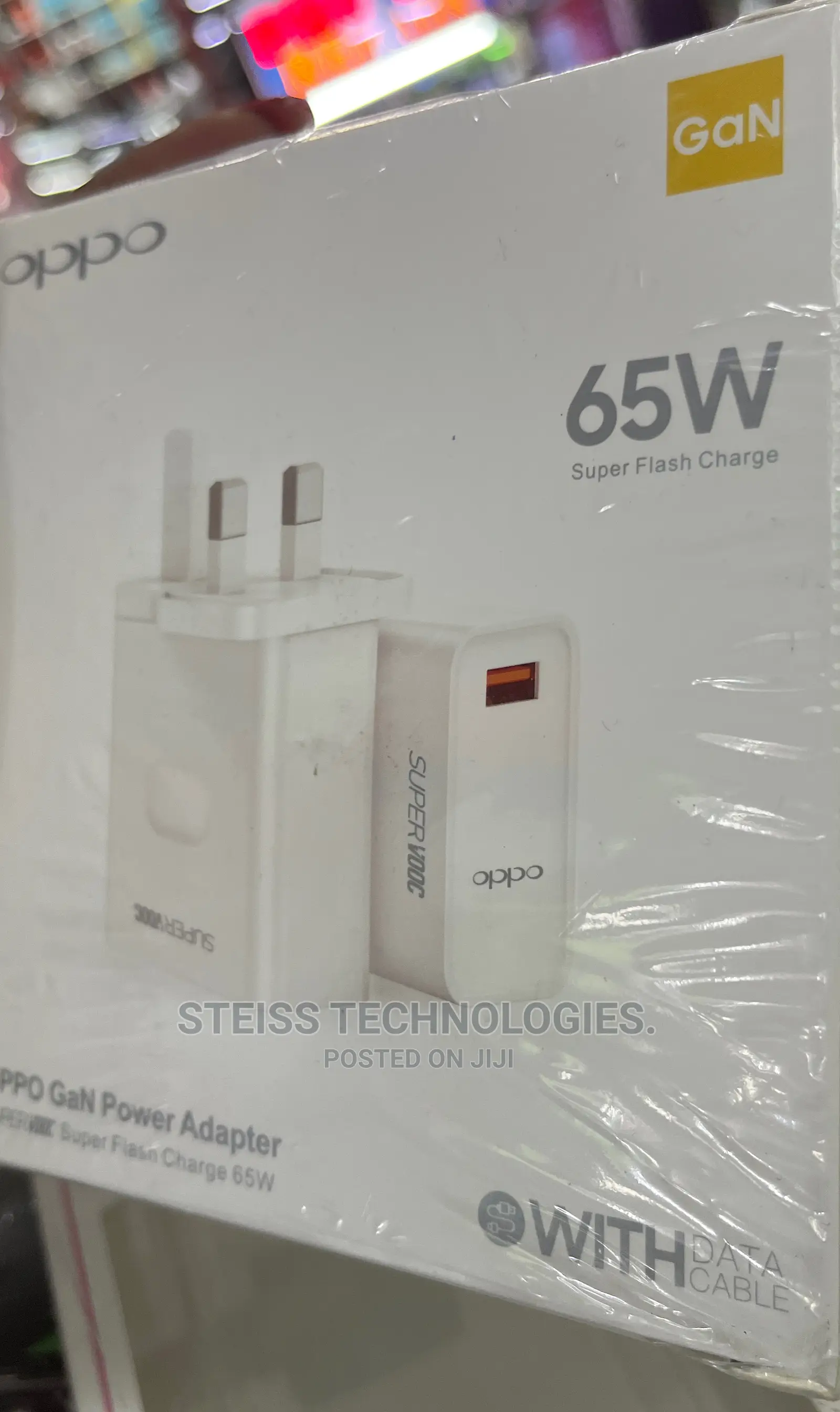 65watts Oppo Fast Charger.