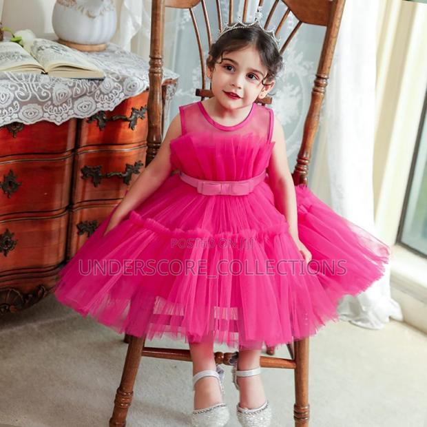 High Quality Cinderella Pink Girl Dresses