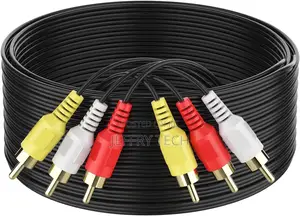 Audio Video RCA Cable, Abireiv 20m 3RCA to 3RCA