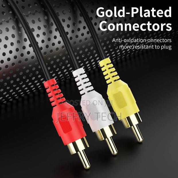 Audio Video RCA Cable, Abireiv 20m 3RCA to 3RCA - thumbnail 2