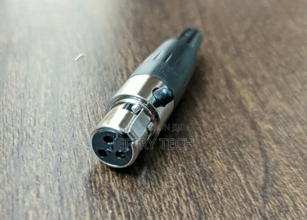 Mini XLR 3 Pin Female Mini XLR Connector, DIY Audio Micropho