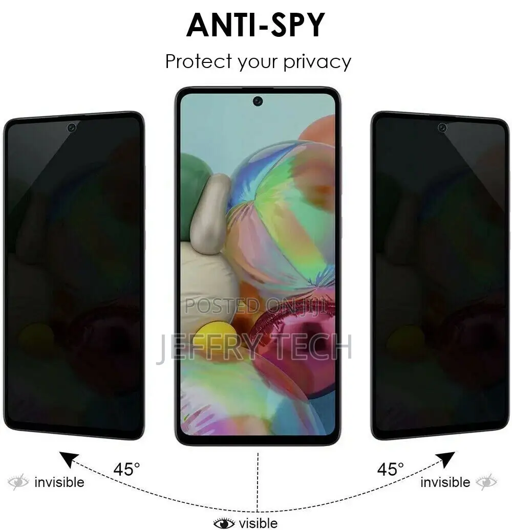 Samsung Galaxy A72 9H Premium Anti-Spy Privacy Tempered Glas