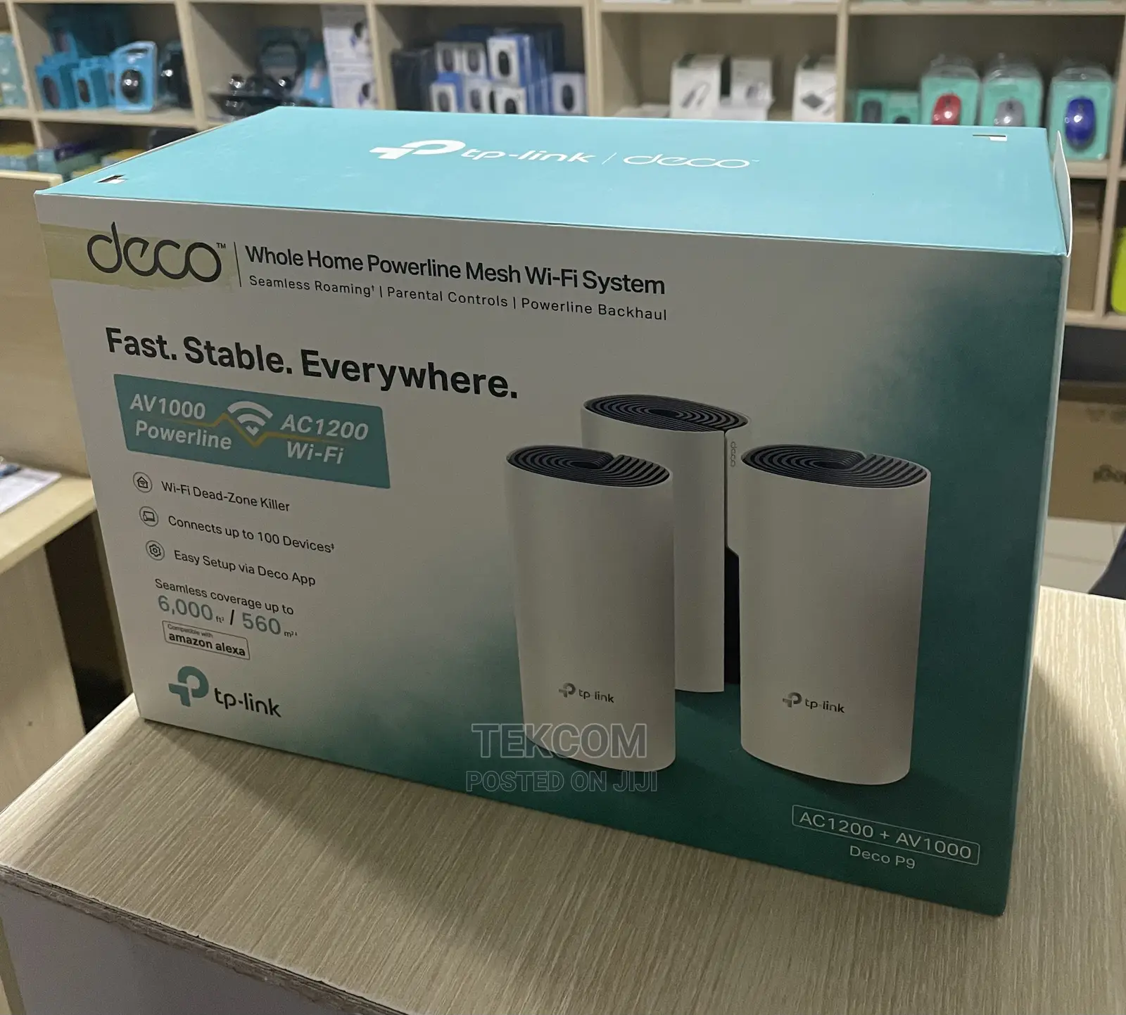 TP Link Deco P9 Wireless Dual-Band Mesh Wi-Fi System (3-Pack