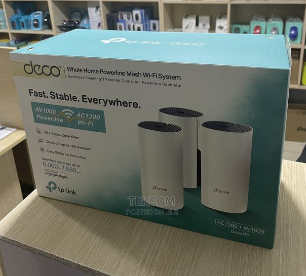 TP Link Deco P9 Wireless Dual-Band Mesh Wi-Fi System (3-Pack