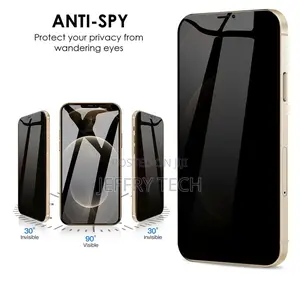iPhone 12 / 12 Pro (6.1") 9H Anti-Spy Privacy Tempered Glass