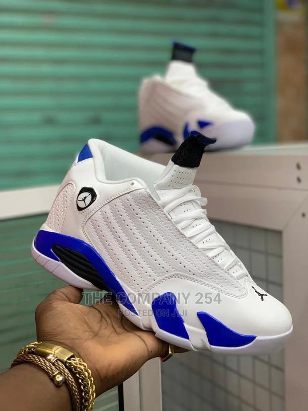 Jordan Thunder Black Toe Retro Gym Red Toro 14 Sneakers - thumbnail 7