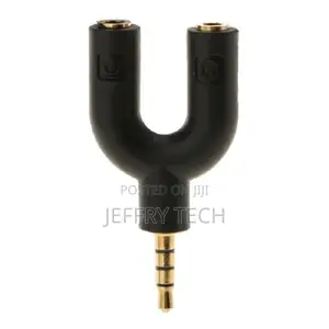 Audio Adapter Headphone/Earphone + Microphone Socket U Y 3.5