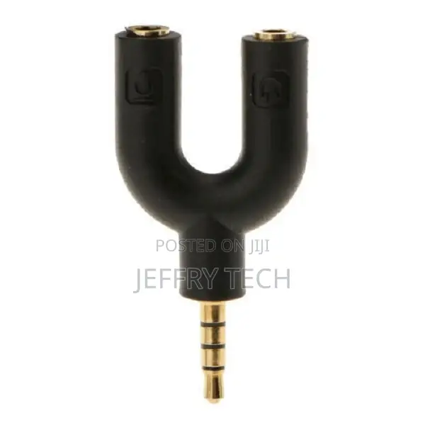 Audio Adapter Headphone/Earphone + Microphone Socket U Y 3.5