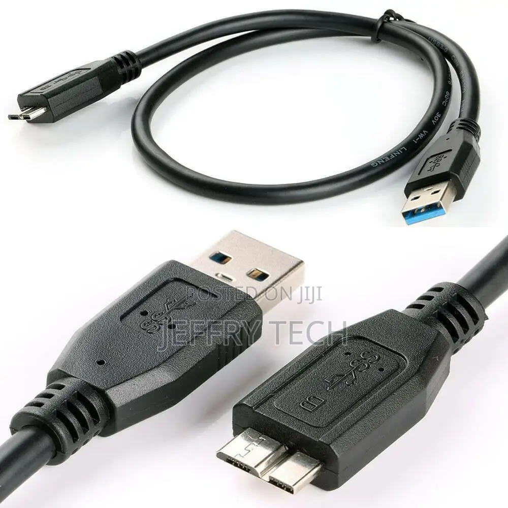 USB 3.0 Micro B Cable for WD Western Digital My Passport Ext