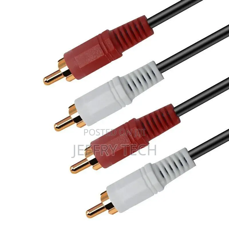 2RCA to 2 RCA Male to Male Dual Stereo Audio 3M Copper Core