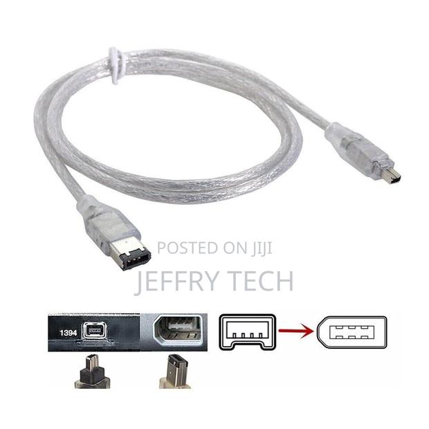 Firewire Ieee 1394 6P / 4P Cable Clear Lead Wire Cord Au (Oz - thumbnail 3