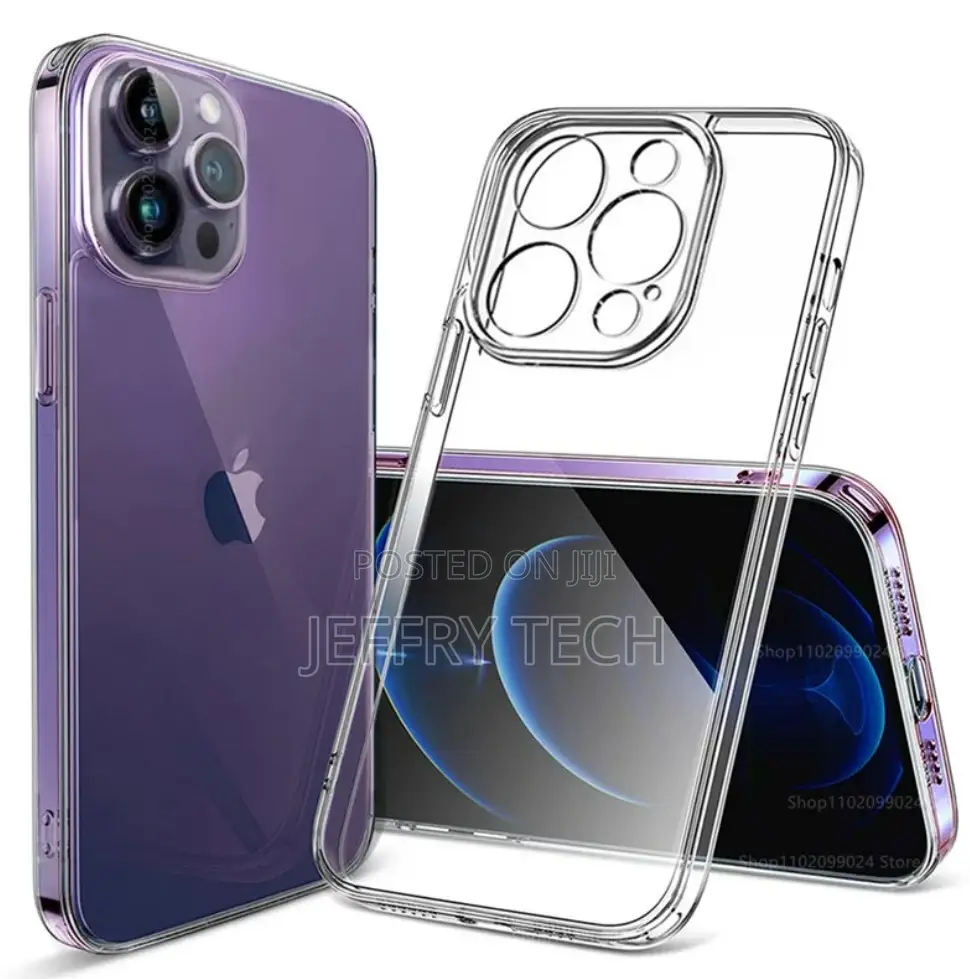 Clear Phone Case for iPhone 14 Pro Silicone Soft Back Cover