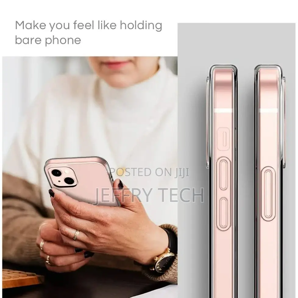 Clear Phone Case for iPhone 14 Pro Silicone Soft Back Cover