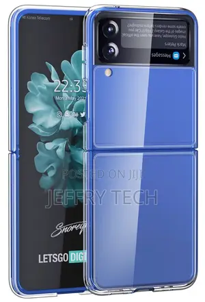 Clear Slim TPU Case Grip Cover for Samsung Galaxy Z Flip3 5G