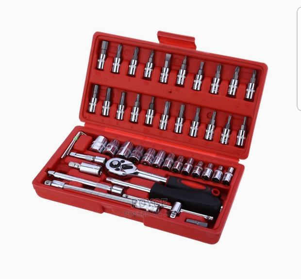 46pcs 1/4" Socket Wrench Set - thumbnail 4