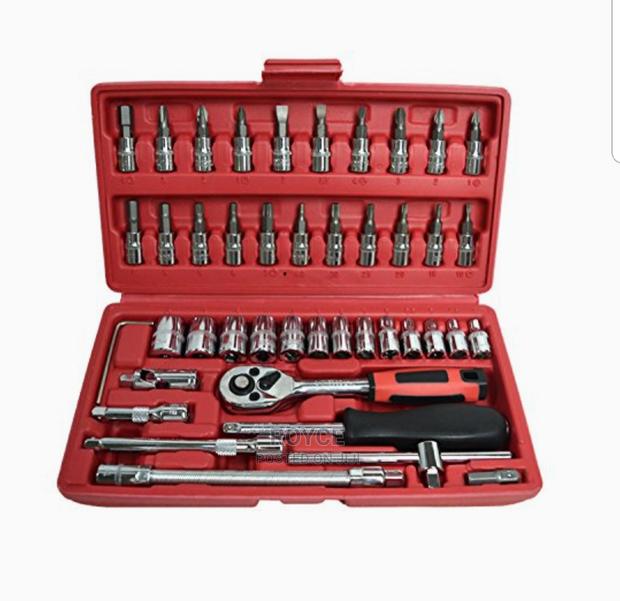 46pcs 1/4" Socket Wrench Set - thumbnail 2
