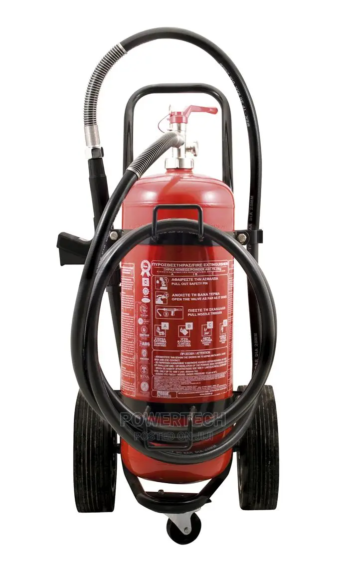 25kg Powder Trolley Fire Extinguisher: