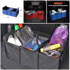 Car Boot Organizer With Insulated Cooler Bag for Drinks