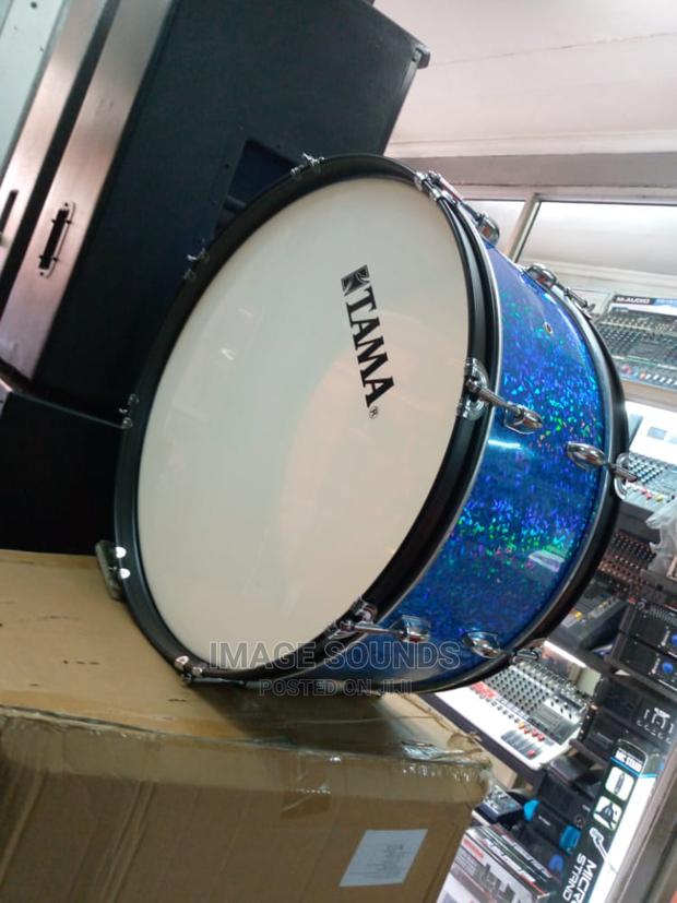 Bass Marching Drum 24"-Blue - main view