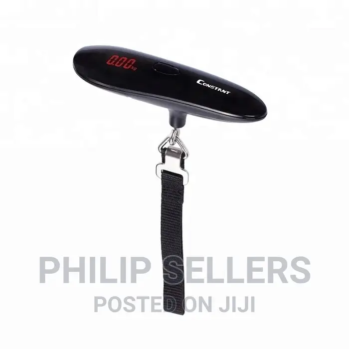 Electronic Luggage Scale Black