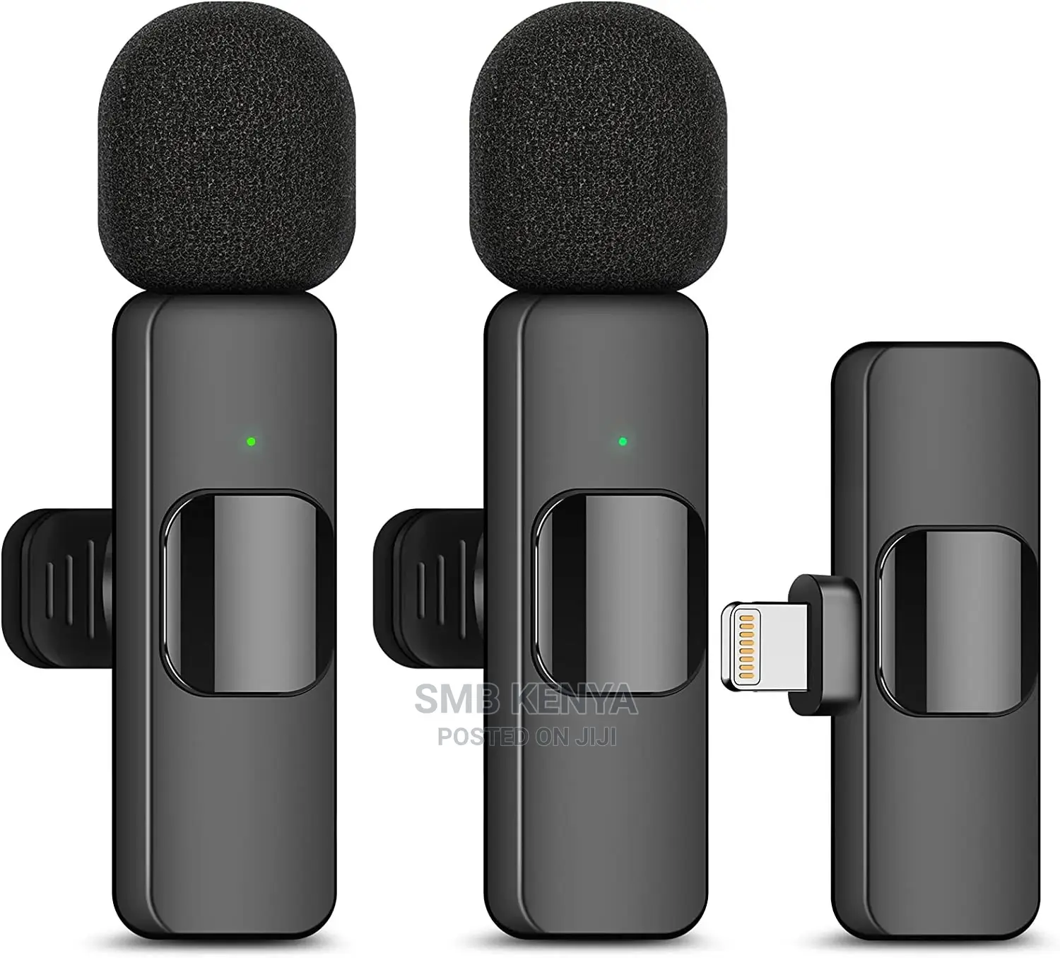 2-in-1 Wireless Lavalier Microphone