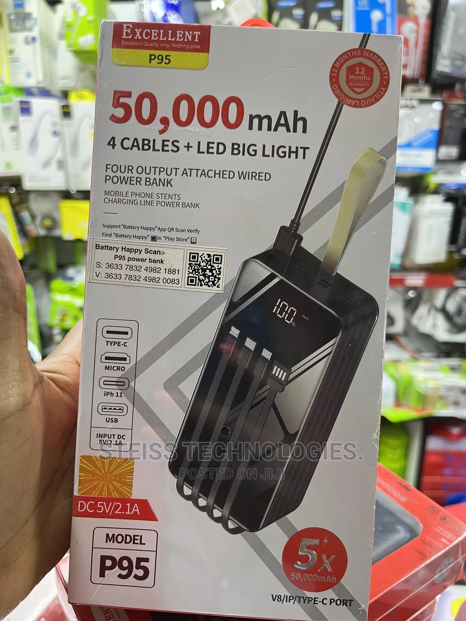 50000mah Excellent Powerbank.