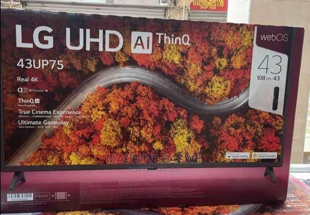 LG 43′′ 43UP7750PVG Smart UHD TV With Built In