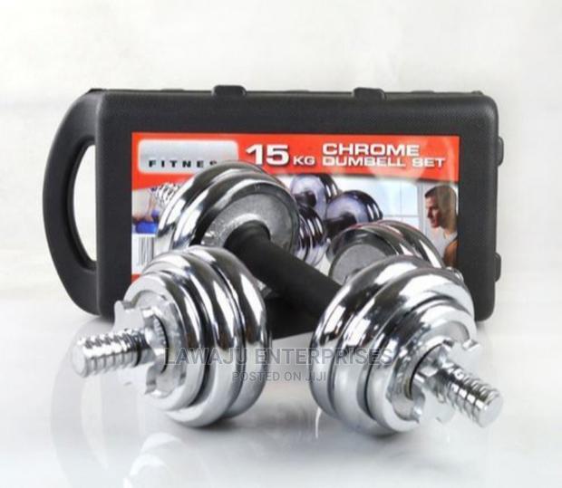 15kg Chrome Dumbbell (With Case) - main view
