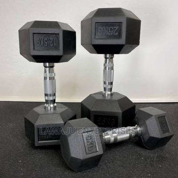 Hexagon Dumbbells - thumbnail 2