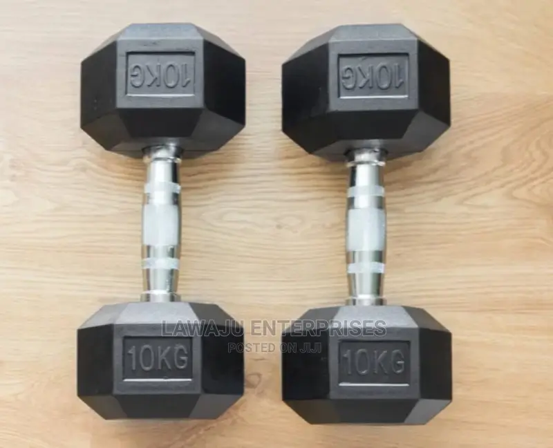10kg Hexagon Dumbbell