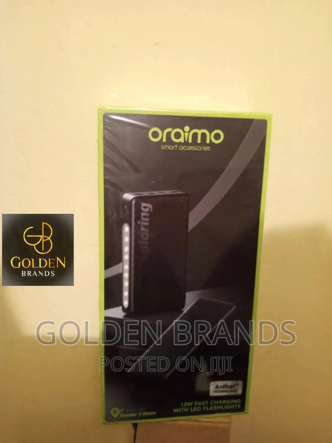 Oraimo 27000 Mah Power Bank, Last 1 Wk + 3level Bright Torch